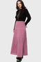 Gaia Adorned Textured Maxi Skirt
