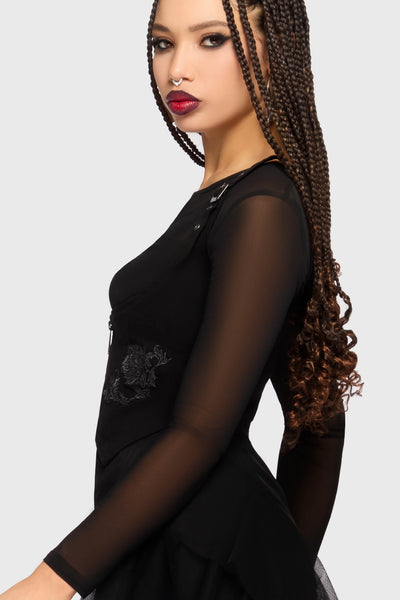 Gaia Adorned Underbust Corset