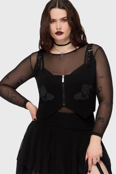 Gaia Adorned Underbust Corset