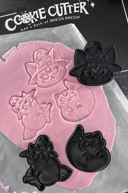 Ghost Kitty Cookie Cutters