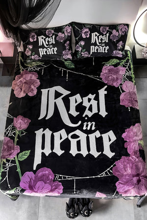 Grave Bloom Fleece Blanket