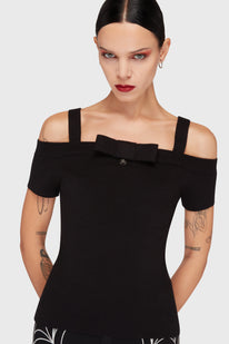 Graveyard Swing Bardot Top