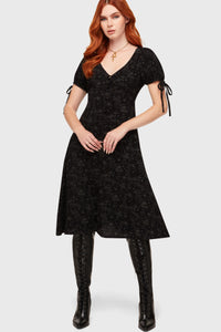 Garden Of Venom Midi Dress