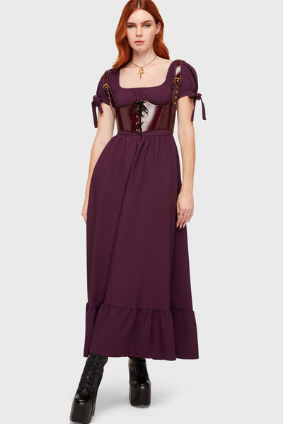 killstar purple dress women's dress KILLSTAR - Sitri