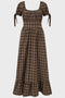 Grim Gretchen Dress [BROWN TARTAN]