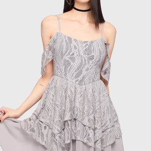 Haunted Union Dress [GREY]