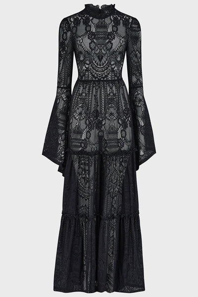 maxi black dresses for women Black Pleated Maxi Dress