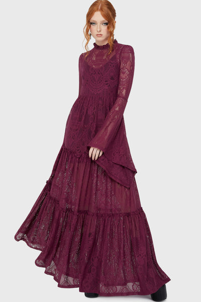 hecate lace maxi dress Enchanting Hecate Maxi Dress Available in Three Colors