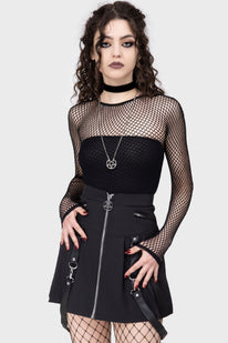 Killstar - Hellrazor Fishnet Black
