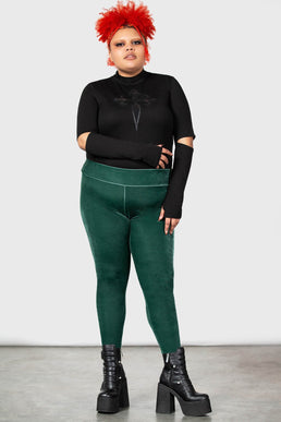 Hematite Leggings [GREEN]