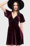 Hour Of Echelia Velvet Mini Dress