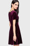 Hour Of Echelia Velvet Mini Dress