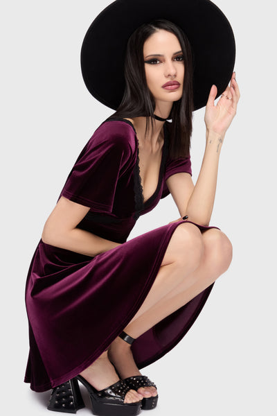 velvet short dress women Velvet Ruched Long Sleeves Bodycon Mini Dress, Black / L