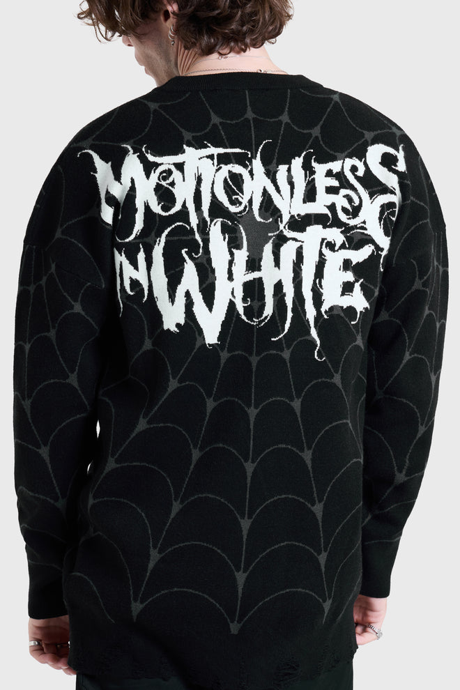 I SCARE MYSELF KNIT SWEATER