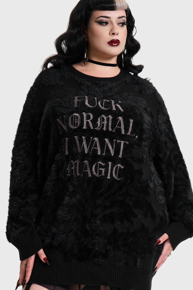 I Want Magic Knitted Sweater