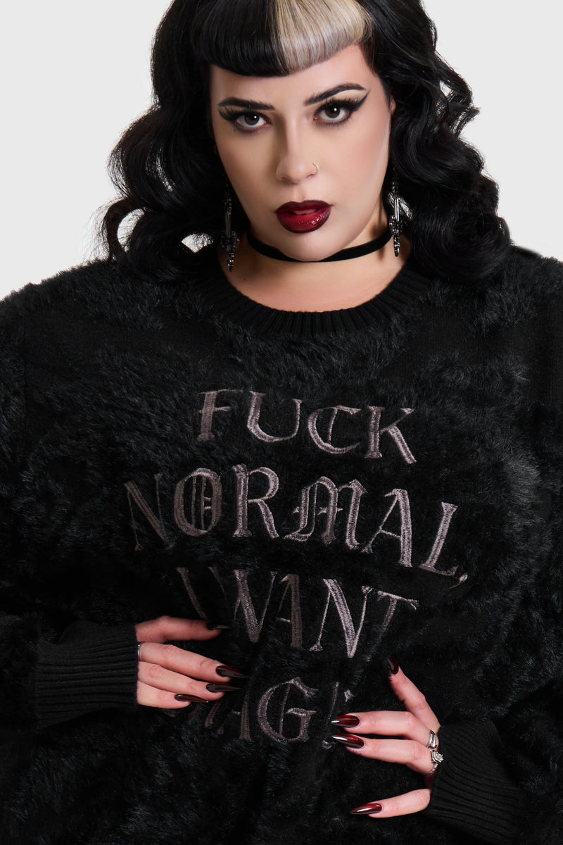 I Want Magic Knitted Sweater