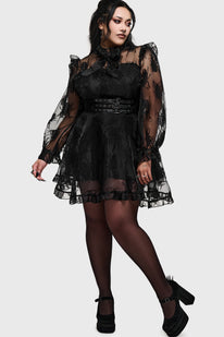 plus size gothic dresses Vintage Lace Patchwork Women Dress Goth Bandage Ladies Spaghetti Strap Dresses(Black,L): Clothing, Shoes & Jewelry Chiffon poet sleeves Women's Plus Size Gothic Plunging