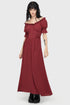 Jocasta Maxi Dress Short Sleeve [RED]