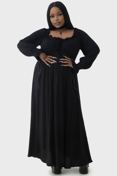 killstar witching hour maxi dress @killstar have brought back the most iconic dress I have ever spell casted in! The Hecate dress , I love this dress so much so that I needed all 3 colour ways , Heres a little sneak peek at this