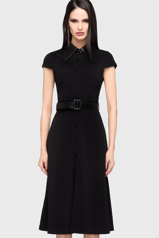 Kihilist Obsidienne Collar Dress