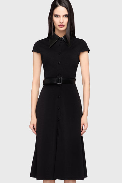 Kihilist Obsidienne Collar Dress