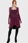 Killing Kisses Lace Maiden Dress Plum