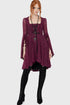 Killing Kisses Lace Maiden Dress Plum