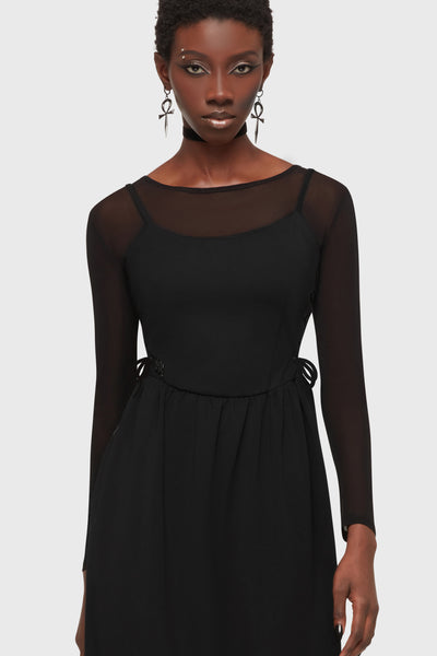 Kaia's Storm Maxi Dress - XXL / Black Kaia's Storm Maxi Dress - XXL / Black