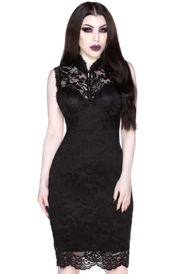 Laced-Up Bodycon Dress - Resurrect