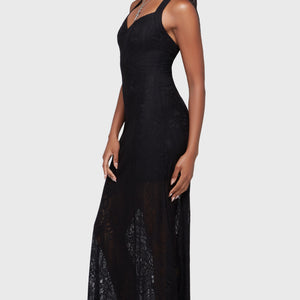 Lilith's Garden Maxi Dress [Black]