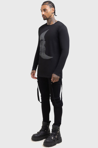 Lunar Crescent Long Sleeve Top