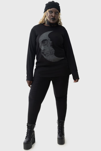 Lunar Crescent Long Sleeve Top [PLUS]