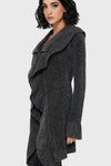 Lunar Owl Cardigan [Grey]