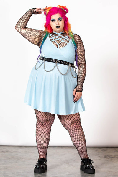 Magica Skater Dress [PASTEL BLUE]