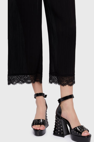 Midnight Vale Pleated Trousers