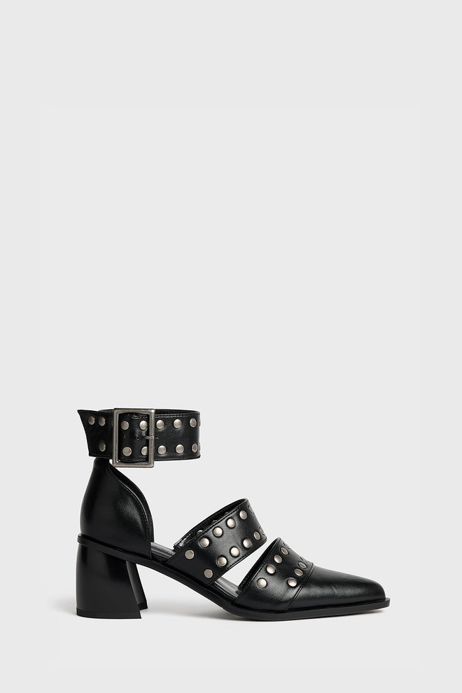 Midnight Vale Studded Heels