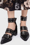Midnight Vale Studded Heels