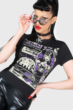 Mistress Of The Morgure Fitted Tee