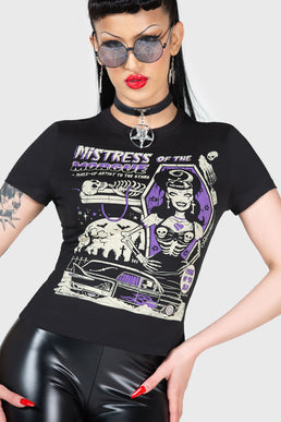 Mistress Of The Morgure Fitted Tee