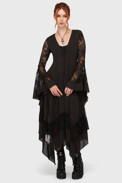 Misty Night Maxi Dress - L / Black Misty Night Maxi Dress - L / Black