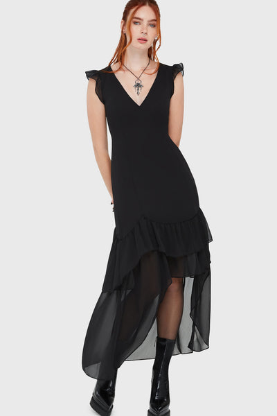 killstar misty night maxi dress Misty Night Maxi Dress