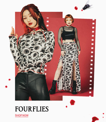 Four Flies. shop now