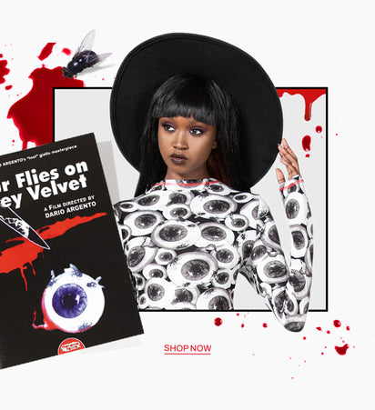 Four Flies on Grey Velvet. Shop Now