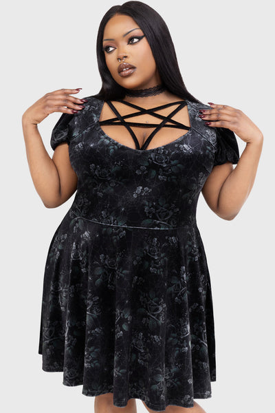 killstar pentagram maxi dress Coma Star Maxi Dress