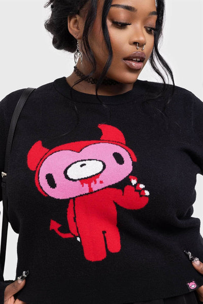 Naughty Grizzly Knit Sweater [PLUS]