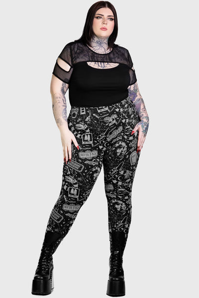 Beetlejuice leggings hotsell