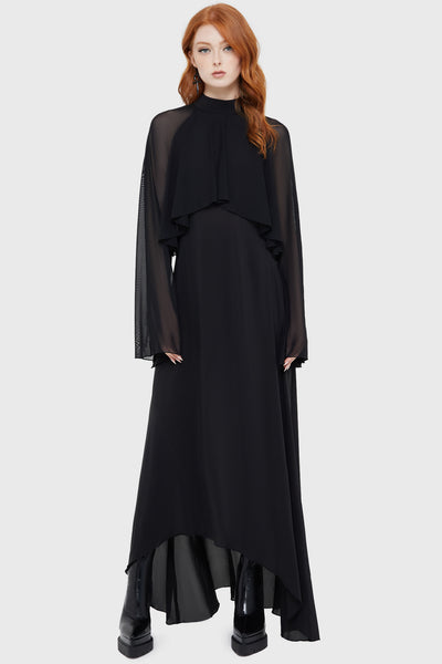 killstar long sleeve dress women's dress with long sleeves KILLSTAR - Prudence