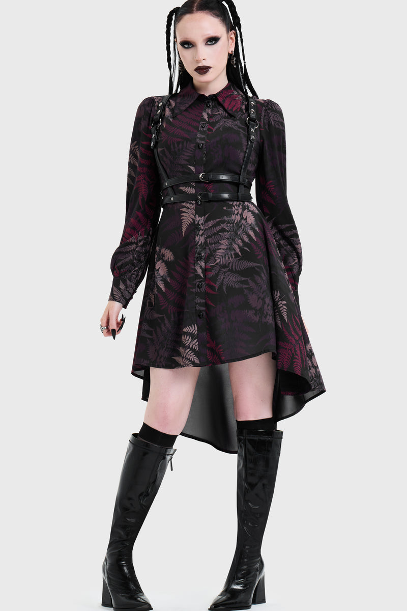 Night's Inferno Shirt Dress