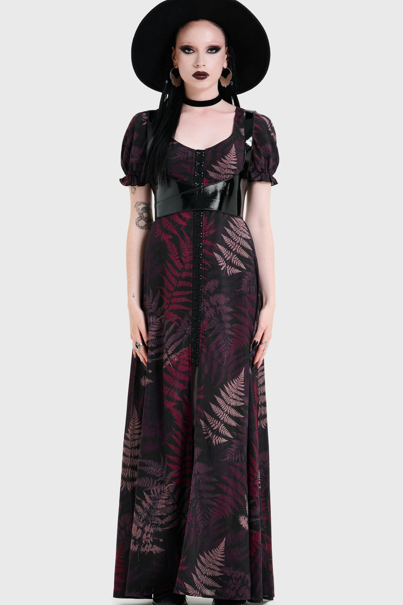 Night's Inferno Maxi Dress