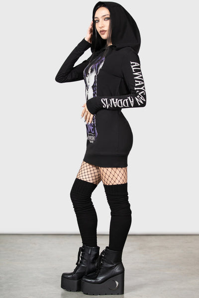 No-Hug Zone Longline Hoodie | Killstar
